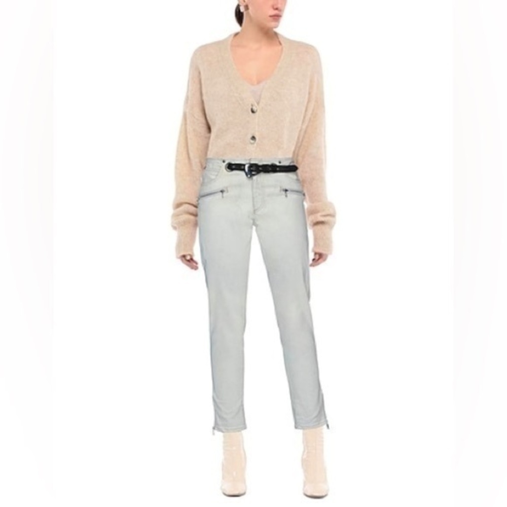 NWT Miaou Roxi Acid Wash With Devin Belt